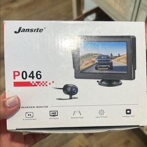Black Rearview Monitor with Camera